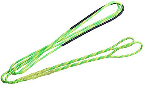 BICASTER Bogensehnen 62 Zoll aus BCY D97-16 Stränge (Gelb/Grün)
