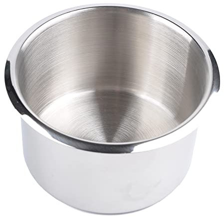 ihreesy Edelstahl Getränkehalter für Boot, Universal Einzel-Becherhalter Marine Flaschenhalter Getränkeeinsatz Cup Holder Getränkeflaschenhalter für Boote,9cmx5.5cm