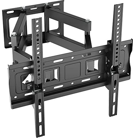 Muchen TV Wandhalterung Schwenkbare Neigbare TV Halterung für 26-55 Zoll Flach & Curved Fernseher Monitor bis zu 30kg max.VESA 400x400mm TV Halterung