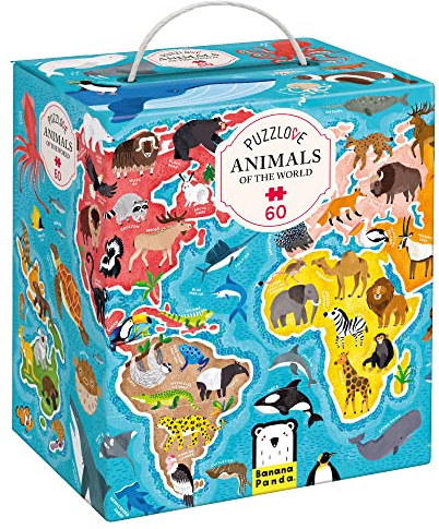 Banana Panda Puzzle Love Animals Around the World (Pack of 60)