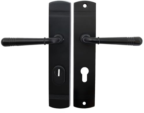 Wohnungstür Schutzbeschlag 2316 Helena LS Schwarz WE 72 mm Dr-Dr