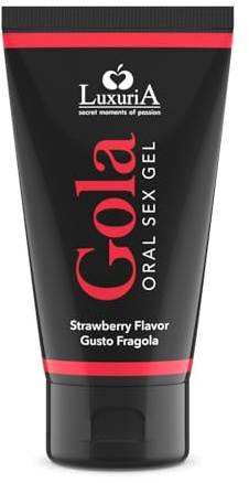 INTIMATELINE | Gola Oral Pleasure Strawberry – Essbares Oralsex-Gleitmittel auf Wasserbasis, Erdbeergeschmack, 50 ml