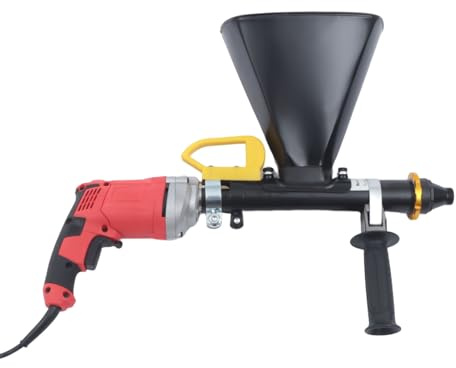 Pistola de mortero eléctrica, 700 W, pistola de lechada, pistola de lechada, para la instalación de puertas de seguridad, aire acondicionado, reparación de paredes