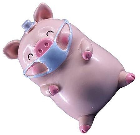 Cabilock 1 Pc decorazione da dessert piggy scelta della torta maiale decorativo decorazione torta matrimonio decorazioni torta matrimonio arredamento decorazione per torta in resina rosa