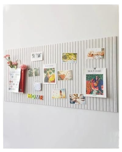 Rokeblau Tablero de Anuncios Grande 120 x 80 cm, Fieltro Decorativo, Plegable 0,9 cm de Grosor Con Cinta Autoadhesiva, Tablero de Visión Para Escuela, Hogar