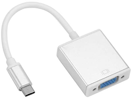 Angoily Usb Type-c to Vga Adapter High Resolution Easy to Use Cable for Laptop to Tv Monitor Projector
