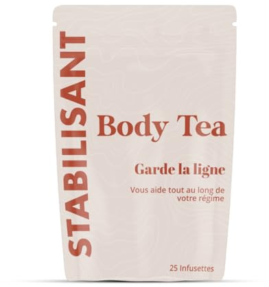 Body Tea Bio – Infusion Minceur Naturelle – Brûle-graisses & Drainant – Favorise la Perte de Poids – Pomme, Hibiscus & Eucalyptus – 50g