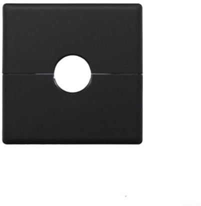 NbgrvB Piatti quadrati in plastica per rosette adatti per incollare coperture per pannelli tubi, coperture decorative per tubi doccia (bianco) (wh(wh(wh(w(wite(wite(w(w(w(w(w (w(w (w(w (22 mm)