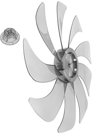 Didiseaon Pale Prolonge la Durée de Vie Ventilateur de Rechange en Pp Blanc, Légère et Résistante la Chaleur, pour Ventilateur de Table