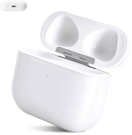 Kabelloses Ladecase Kompatibel mit Air-pods 3 Generation,Wireless Charging Case Original Ersatz Replacement,Bluetooth Pairing Sync Button