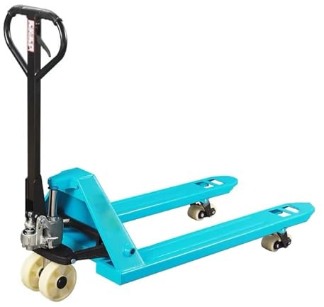 Transpalette manuel robuste, capacité de 3 000 kg, utilisation industrielle, chariot manuel durable pour la vente au détail et les charges lourdes (grand)