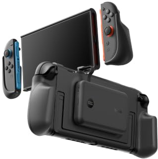Belkin Gaming Agarres con Batería Externa 10000mAh Nintendo Switch 2 -Negro | Power Bank Magnético Extraíble 10000 mAh, 30W, Compatible con el Soporte, Empuñaduras Ergonómicas Antideslizantes y Pantalla