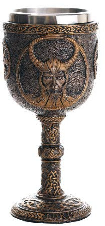 Pacific Giftware Norse Mythology Trickster God Loki Wine Goblet Chalice Cup 7oz