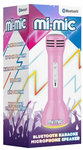 Mi-Mic Microfono mini karaoke rosa