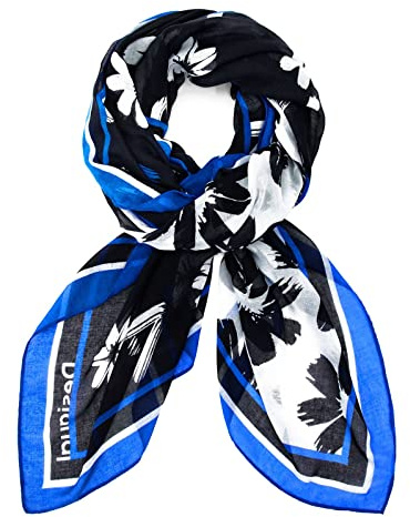 Desigual Damen Fou_arty FOU ARTY FLOWER RECTANGLE 2000 BLACK, Schwarz, Einheitsgröße EU