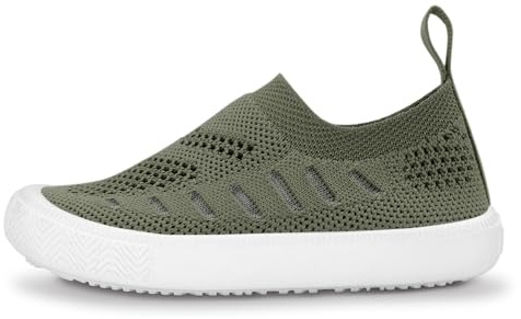 JAN & JUL Scarpe per neonati, ragazzi e ragazze, sneakers slip-on con suola flessibile, 23 EU