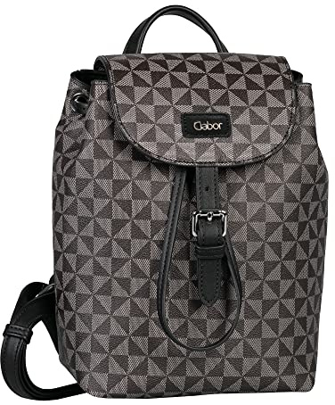 Gabor bags Barina Damen City Rucksack Backpack, 8 L Schwarz