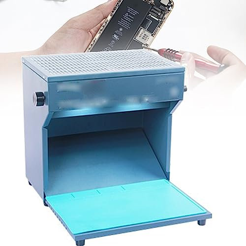 ALSUP Staubfreier Arbeitstisch,Laminar Flow Cabinet,Mini Portable Filter Layers Laminar Air Flow Clean Bench Workstation Table,2 Mode Adjustment,Led Working Lights