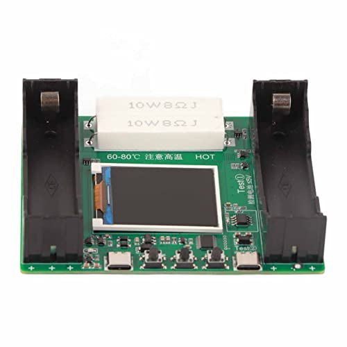 SYH&AQYE DC5V Batterie Innenwiderstandstester, Daten Reset, Anzeigemodi, Batteriekapazitätstester mit 1,77 Zoll LCD Display für 18650 Lithium Batteriekapazitätstester