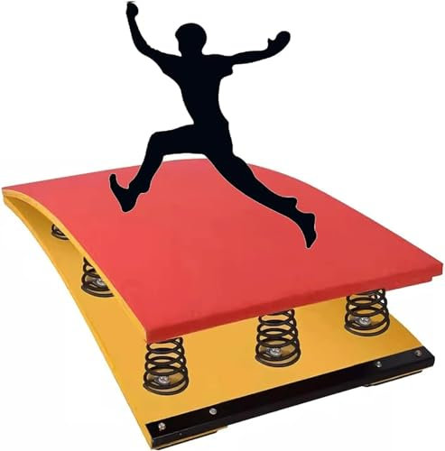 PZEOB Gymnastik-Hilfs-Sprungbrett, ergonomisches Design, Gymnastik-Sprung-Sprungbrett mit Crash-Pad, Gymnastik-Sprungbrett