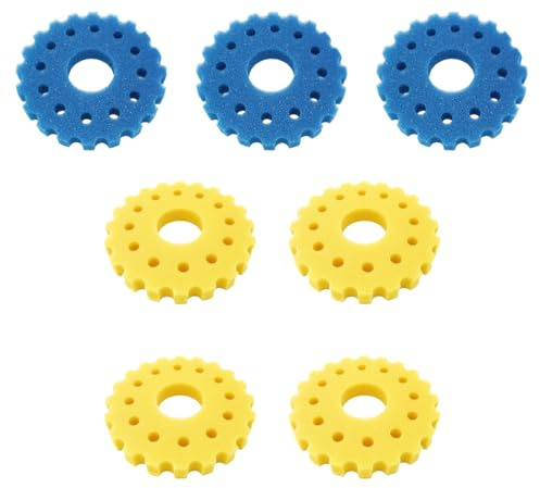 DeWangTradeDD 7 Pcs Pond Filter Sponge CPF/CPA-50000 Sponges Compatible SunSun Pond Filter High efficiency filter sponge Biochemical sponge Easy to replace Pond Filter Foam Filter Media