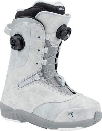 Nitro Crown Boa Barco de Snowboard, Mujeres, Gris, 25