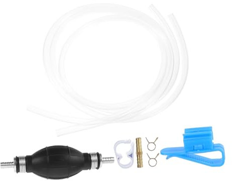 BELLIFFY Manuelle Ölpumpe Mit Benzinschlauch Wasserschlauch Für Transferpumpe Kerosinpumpe Ölpumpenzubehör Handölschlauch