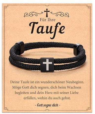 Kommunion Taufgeschenke Jungen Taufe Christliche Geschenk Junge 10 8 5 6 4 7 9 1 3 2 12 11 4 13 14 15 16 17 18 21 Jahre Armband Teenager Kinder Kommunion Konfirmation Deko