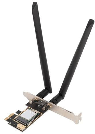 Scheda WiFi7 MT7925 PCIe Adattatore di rete, Bluetooth 5.3 5400Mbps Tri Band 2.4G 5G 6G Scheda di Rete PCIEx1 WL Adattatore per Linux, per OpenWrt, Supporto MU MIMO