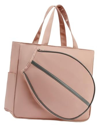 JISADER Tennis Rucksack für Männer, Vielseitige Sporttasche für Outdoor Aktivitäten, Rosa