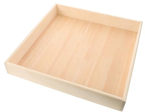 ZUNOXAZ Wooden Sand Tray Sandbox for Indoor Outdoor Play Compact Storage Box Safe Non Toxic Material Engaging Sensory for Boys and Outdoor Activity Accessory