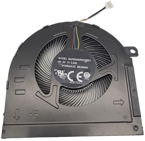 OZYLLDZ Ventilateur de Refroidissement pour processeur et Carte Graphique pour Ideapad Gaming 3-15ACH6 15ACH6 BAPB0809r5hy Pièces de Rechange(CPU Fan)