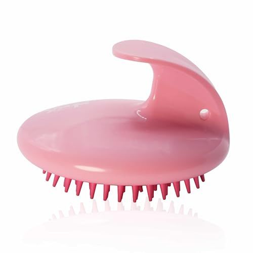 YUUP! - PINKMASSAGE Professionelle Massagebürste aus Silikon, Bürste für mittelgroße und große Hunde, Zubehör für die Hunde- und Katzenpflege.
