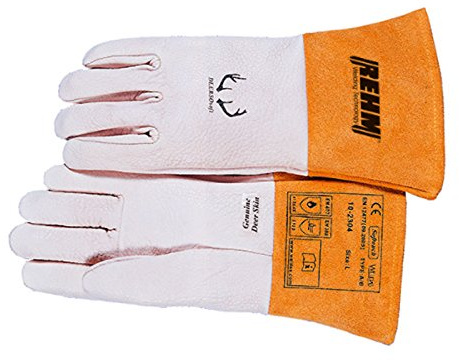 Weldas Schweißerhandschuhe DEERSOsoft® 10-2304 Gr.=L (9) - für WIG/TIG-Schweißen, Hirschleder, nahtloser Zeigefinger