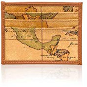 Alviero Martini 1a classe W316, Porta Carte di Credito Donna, Beige (Naturale), 10x7.5x1 cm (W x H x L)