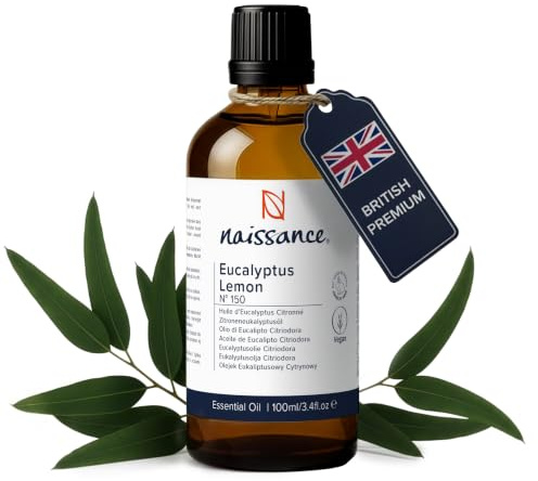 Naissance Zitroneneukalyptusöl (Nr. 150) - 100ml - Eukalyptus Citriodora Ätherisches Öl - 100% Naturreines Eukalyptusöl für Naturkosmetik, Massage, Aromatherapie