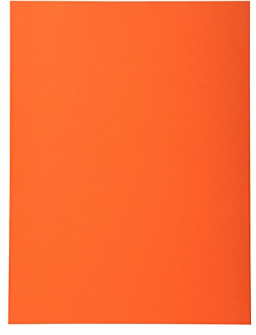Exacompta 420207E 50er Pack Aktendeckel Forever® 170 g/m2 Aus Recycling-Karton für DIN A4 Blauer Engel ideal für die lose Blatt-Ablage orange Sammelmappe Dokumentenmappe