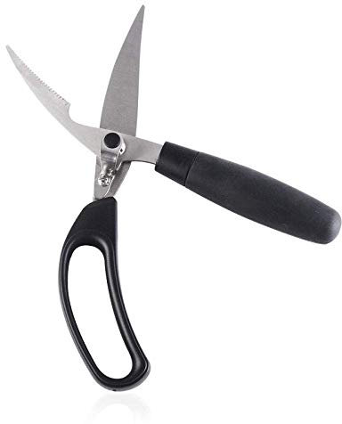 Coltelli da cucina, cesoie per pollame multiuso in acciaio inossidabile con impugnature comode per pollo, verdure, pesce, carne ed erbe aromatiche