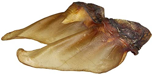 Schecker Oreilles de chien - Oreilles de bœuf avec coquillage - Naturelles - Séchées à l'air libre - Faible teneur en matières grasses - 30 pièces env. 1500 g