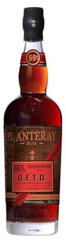PLANTERAY RUM - (Ex Plantation) - Old Fashioned Traditional Dark - Rhum Ambré Overproof - Origine : Caraïbes - Notes de Café, Vanille & Caramel - 69 % Alcool - 70 cl
