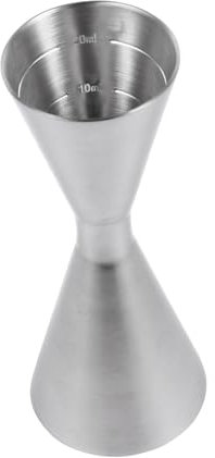 COLLBATH Doseur à Vin Jigger en Acier Inoxydable 2 Faces, Tasse à Mesurer Barman 30 ML et 60 ML, Outil de Barman pour Boissons
