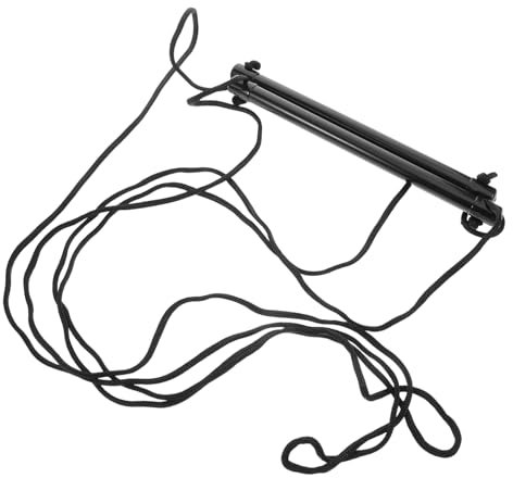 MOBUTOFU Junge Mädchen Ski-Trainer Zugseil Schwarz Stoßdämpfend Und Einfach Zu Ziehen Verstellbare Halteschlaufe Für Sichere Geschwindigkeitskontrolle Beim Skifahren Und Snowboarden