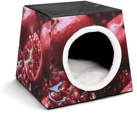Granatäpple frukt husdjurs hydda bekvämt bo för husdjur utrymme kapsel varm mjuk inomhus husdjur skydd utrymme husdjur hus för inomhus katter små hundar och medelstora djur