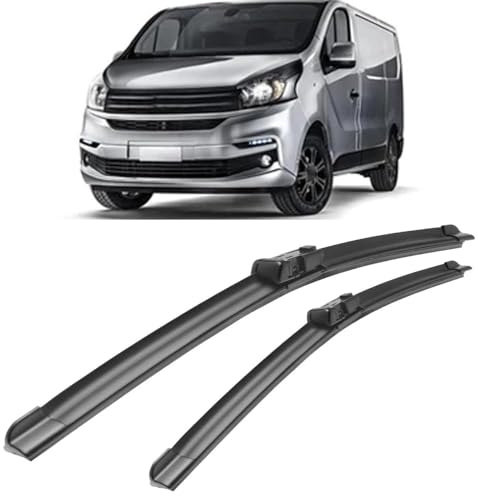 2 Pièces Balais D'essuie-Glace Pour FIAT Talento 2016-2018 26+19, Essuie Glaces Nettoyer les vitres durable Auto Pare-brise Accessoires