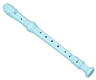 Diskantflöte Studentische Altflöte im deutschen Stil, professionelles 8-Loch-Sopranblockflöteninstrument(Blue)