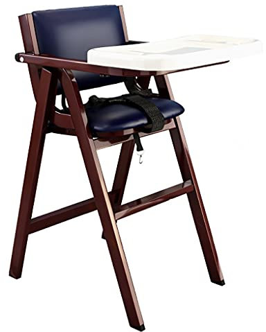 DUNAKE Trona de Bebes Evolutiva Plegable., Regulable, Apto para Recien Nacidos Combinando con el Newborn Set,Silla de Altura Regulable Crece con el niño 6 Meses - 10 años (Color : Blue)