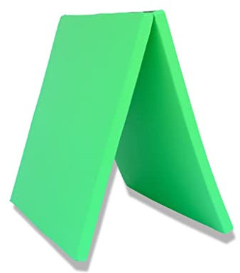 RajoNN 2 Zoll Dicke Übungs-Aerobic-Matte, PU-Leder, Faltbare Tumbling-Matten, hochdichte EPE-Schaumstoff-Gymnastikmatten für Kinder und Mädchen, Heimtraining