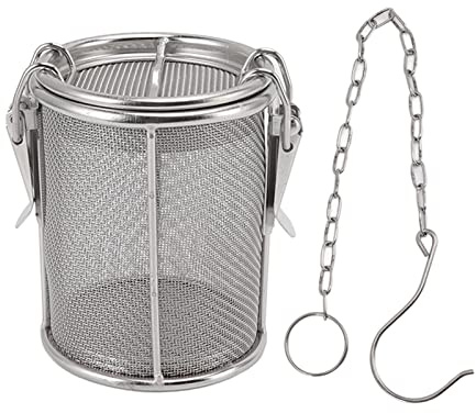 Infuseur à Boule de thé en Acier Inoxydable 304, Filtre à épices Multifonctionnel, Infuseur à thé, Passoire d'assaisonnement avec Passoire à Crochet à Chaîne étendue, Idéal pour