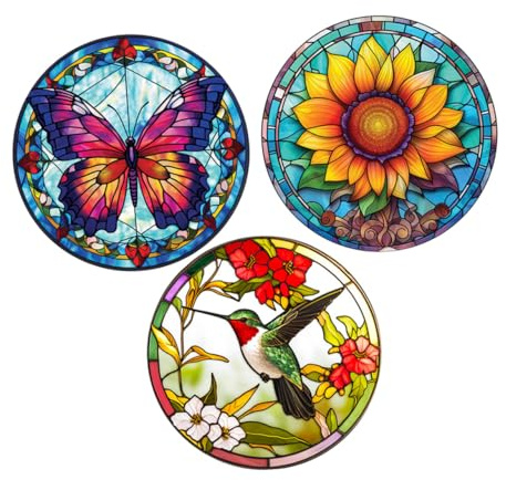 TOYANDONA 3piezas Pegatina De Advertencia De Aves Adhesivo Para Vidrieras Decorativo Calcomanía Estática Para Ventanas Adhesivo Para Ventanas Anticolisión Para