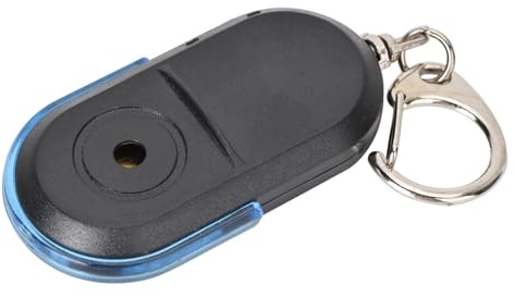 ZDETGU Localizador del Buscador de Teclas Alarma de Sonido de Sonido de Rango de Rango de 8-10 Metros Dispositivo Inalámbrico Anti-perdido para Billeteras de Llaves con Luz LED (Blue)